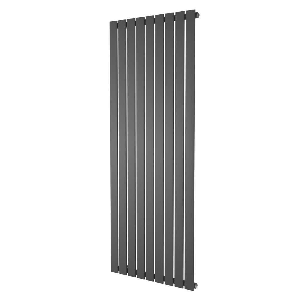 Perth Grey Single Vertical Flat Panel Radiator 1600x610mm