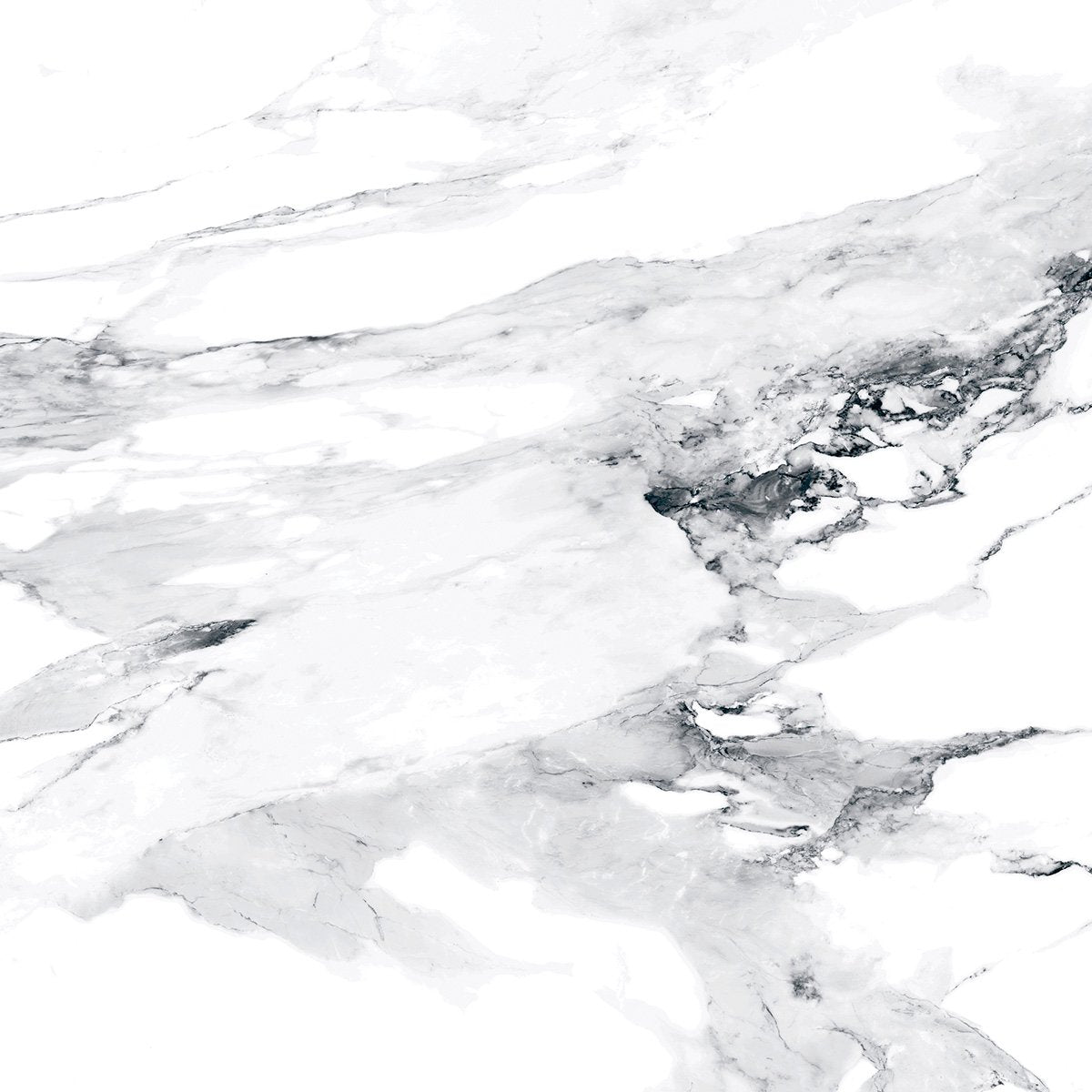 Charlie White Marble Matt Porcelain Tile 600x600mm