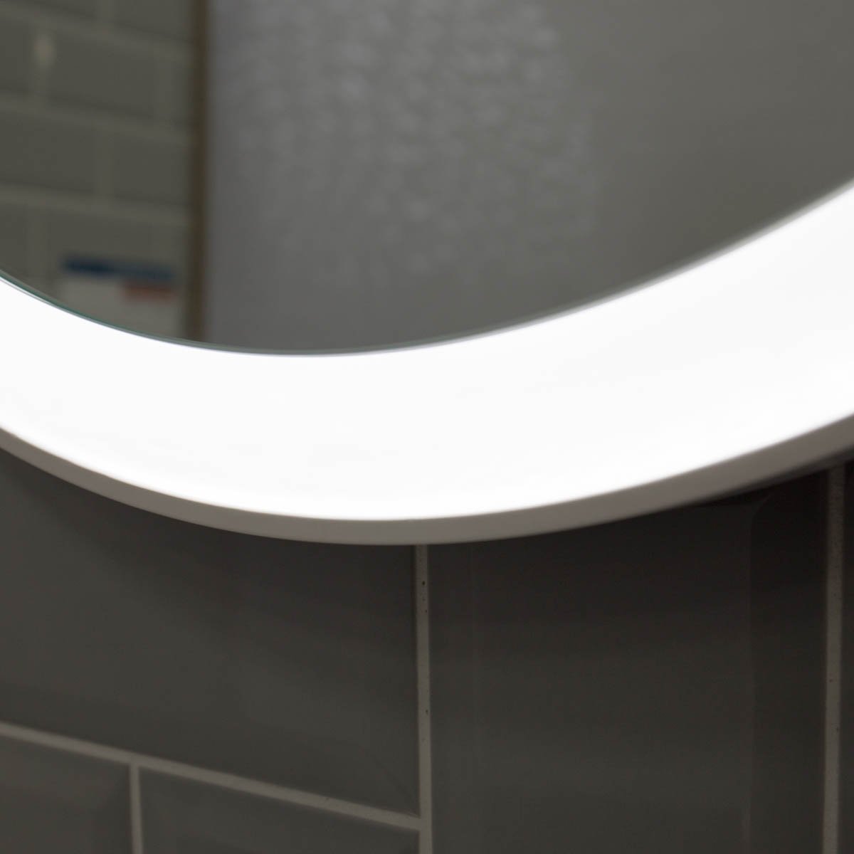 Zia Round LED Illuminated Bathroom Mirror 600mm