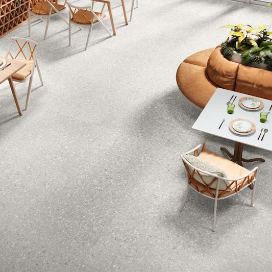 Kenobi Perla Matt Terrazzo Porcelain Tile 1000x1000mm