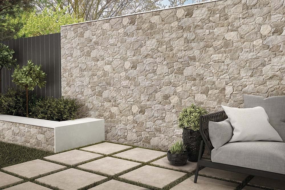 Topeka Noce Stone Wall Porcelain Tile 320x890mm