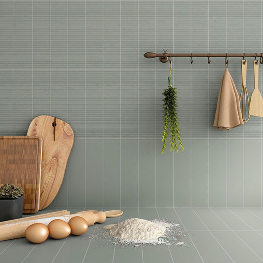 Viera Oliva Matt Ceramic Brick Tile 75x300mm