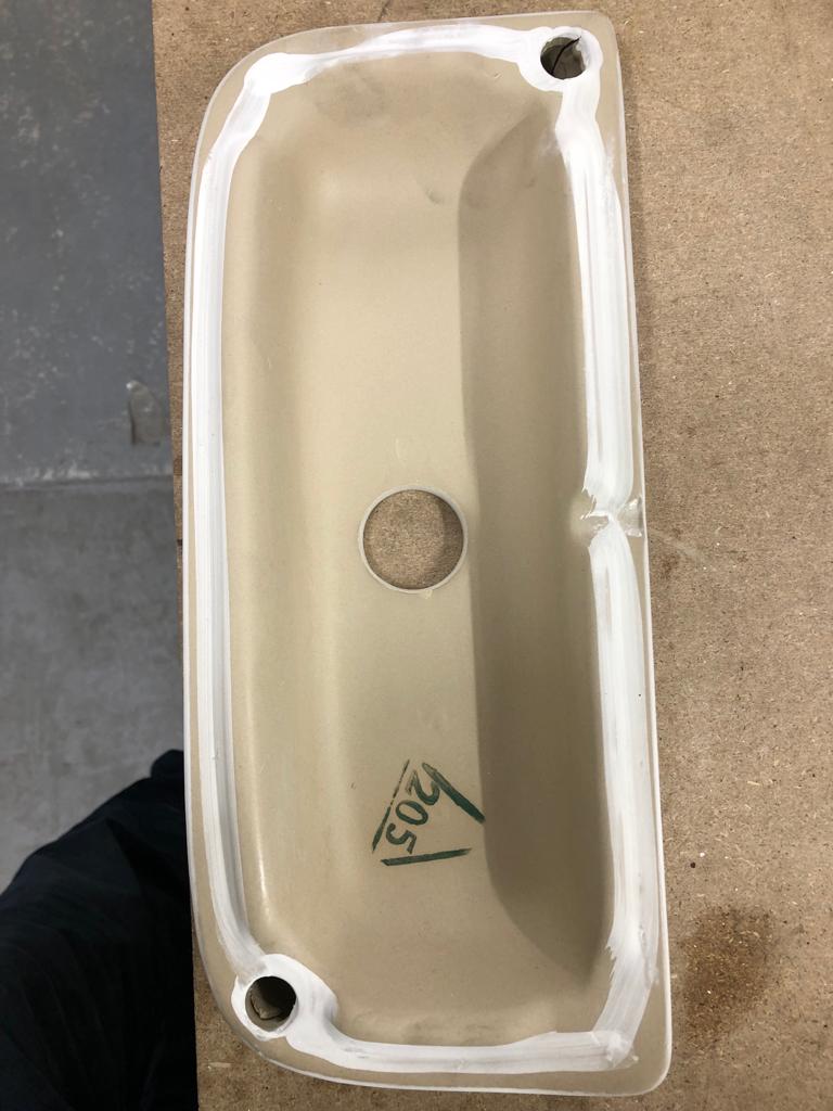 AIR close coupled open back WC pan