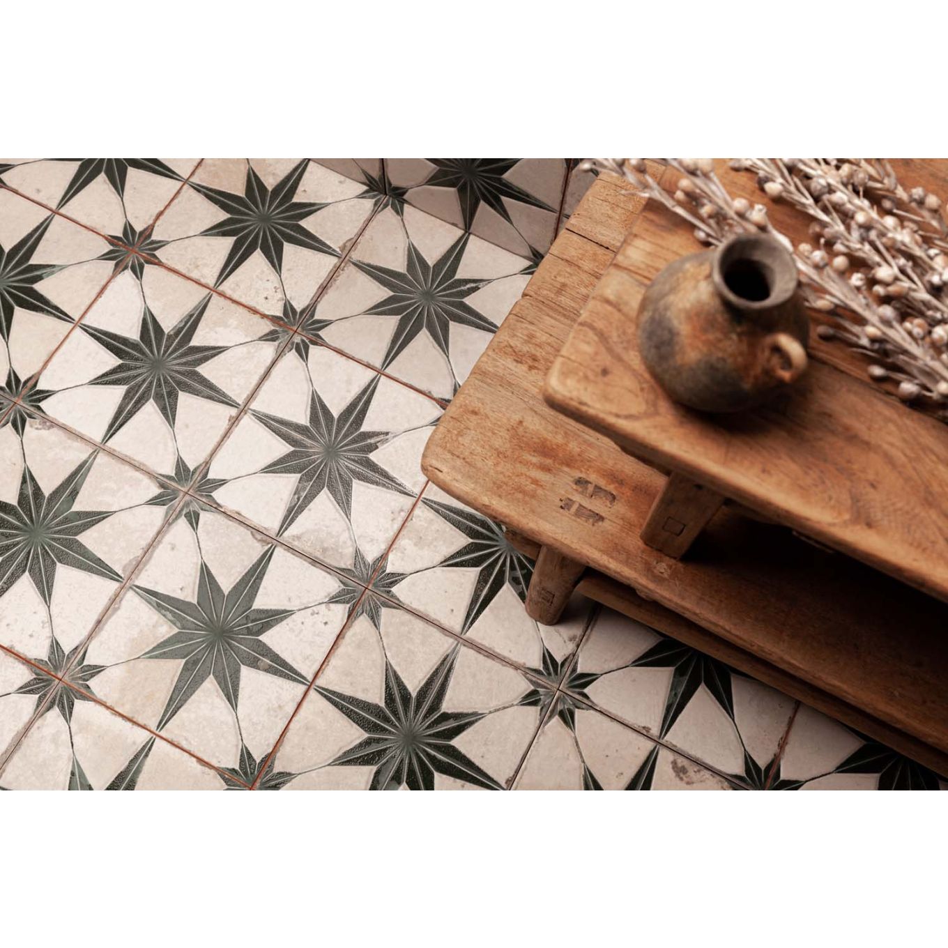 Hades Star Sage Lappato Ceramic Tile 450x450mm