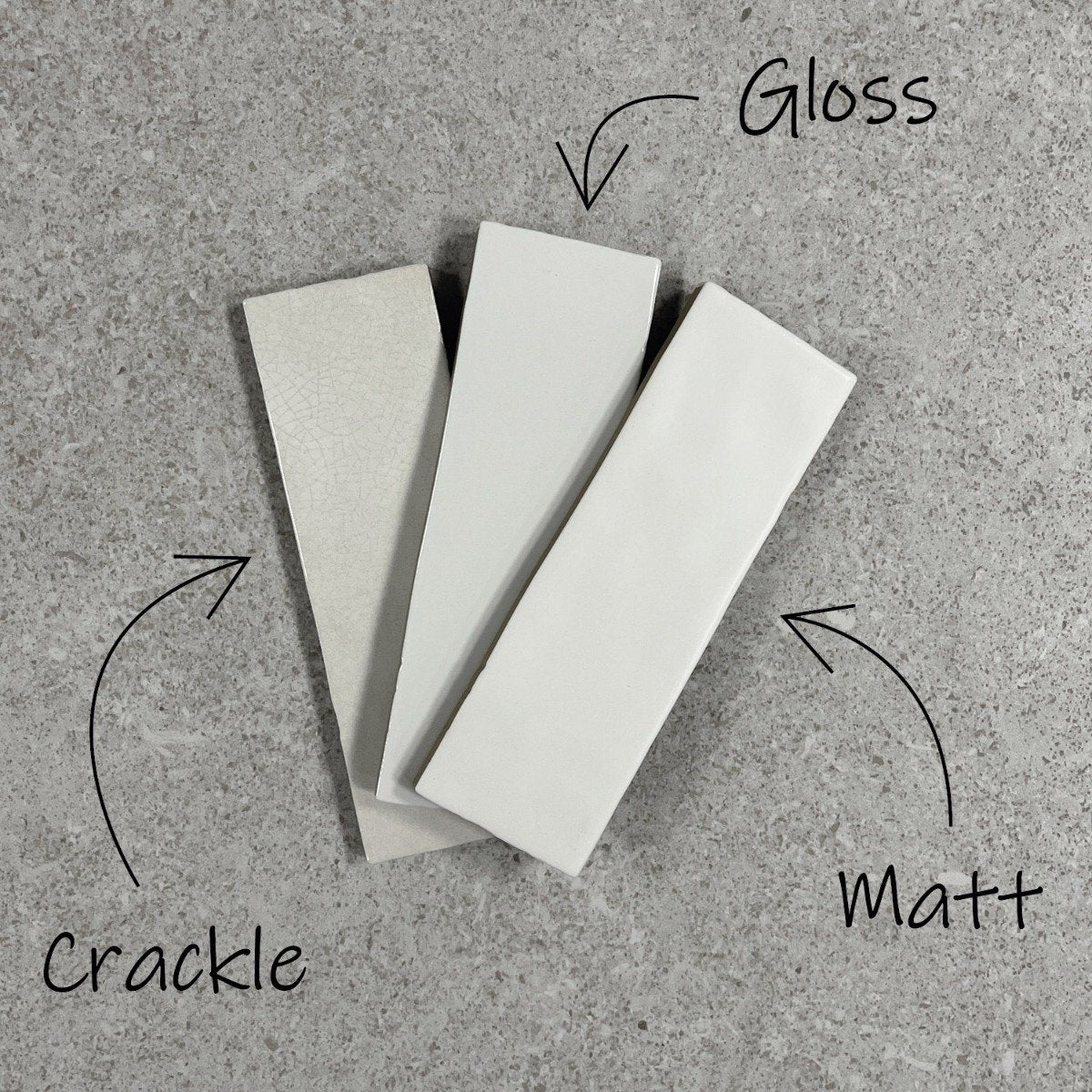 Borneo Soft White Matt Porcelain Tile 65x200mm