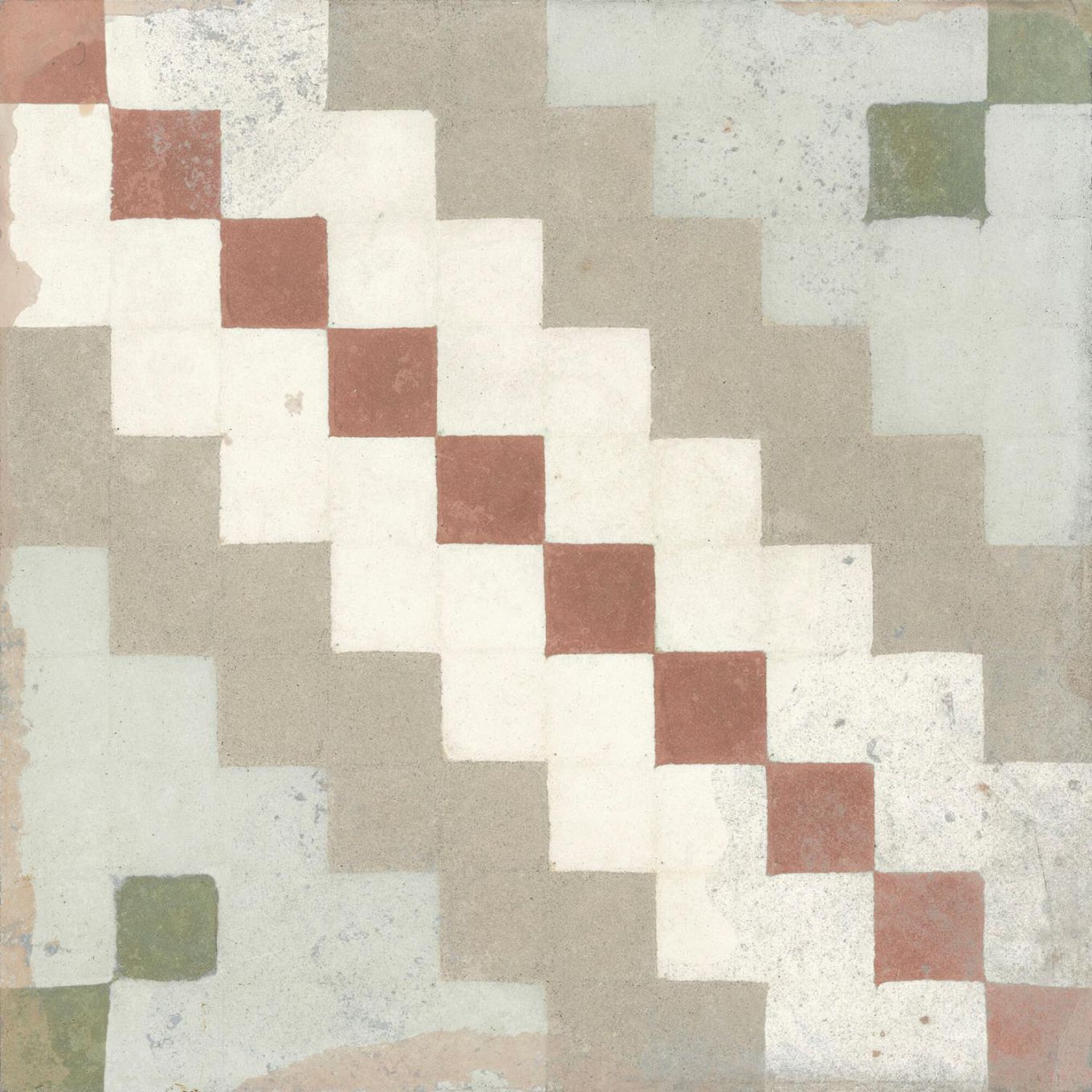 Machu Ruzafa Matt Porcelain Patterned Tile 223x223mm