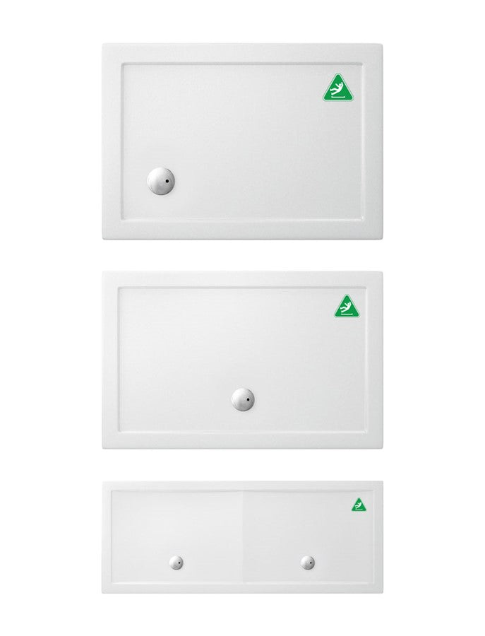 Rectangular 35mm Anti-Slip Acrylic Shower Trays