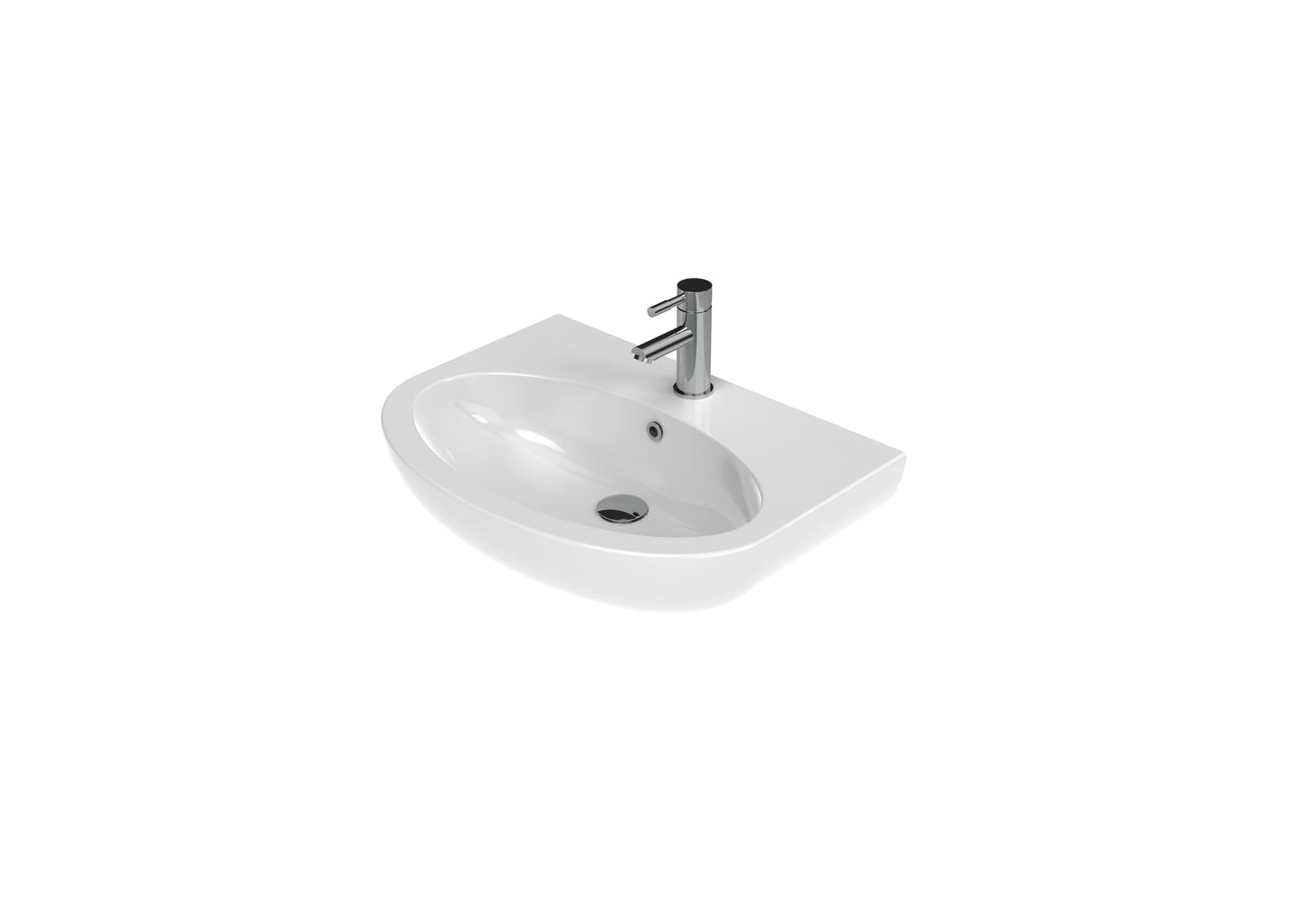 AIR 60x48cm washbasin 1TH