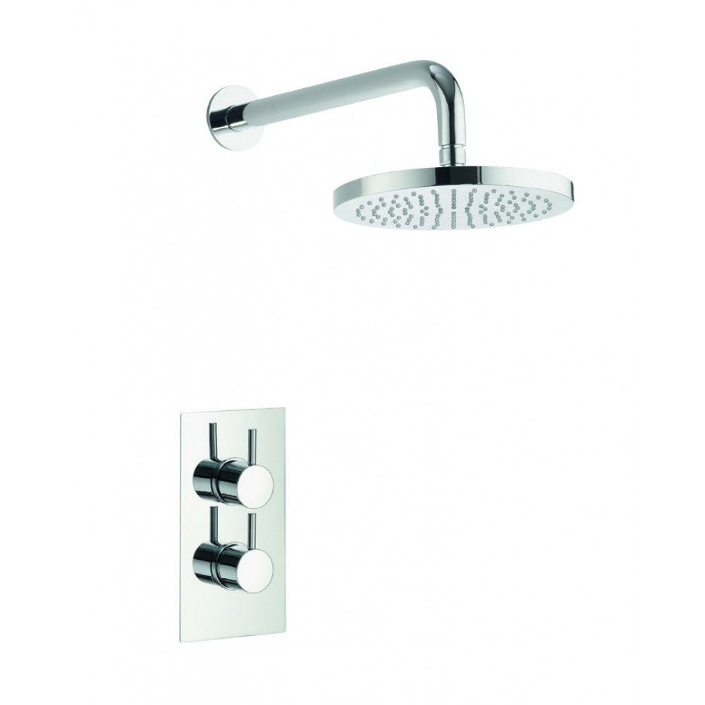 Arco Single outlet concealed valve with New fixed head