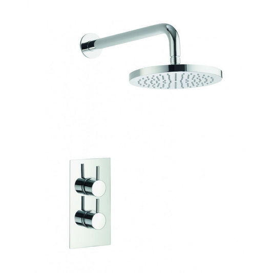 Arco Single outlet concealed valve with New fixed head