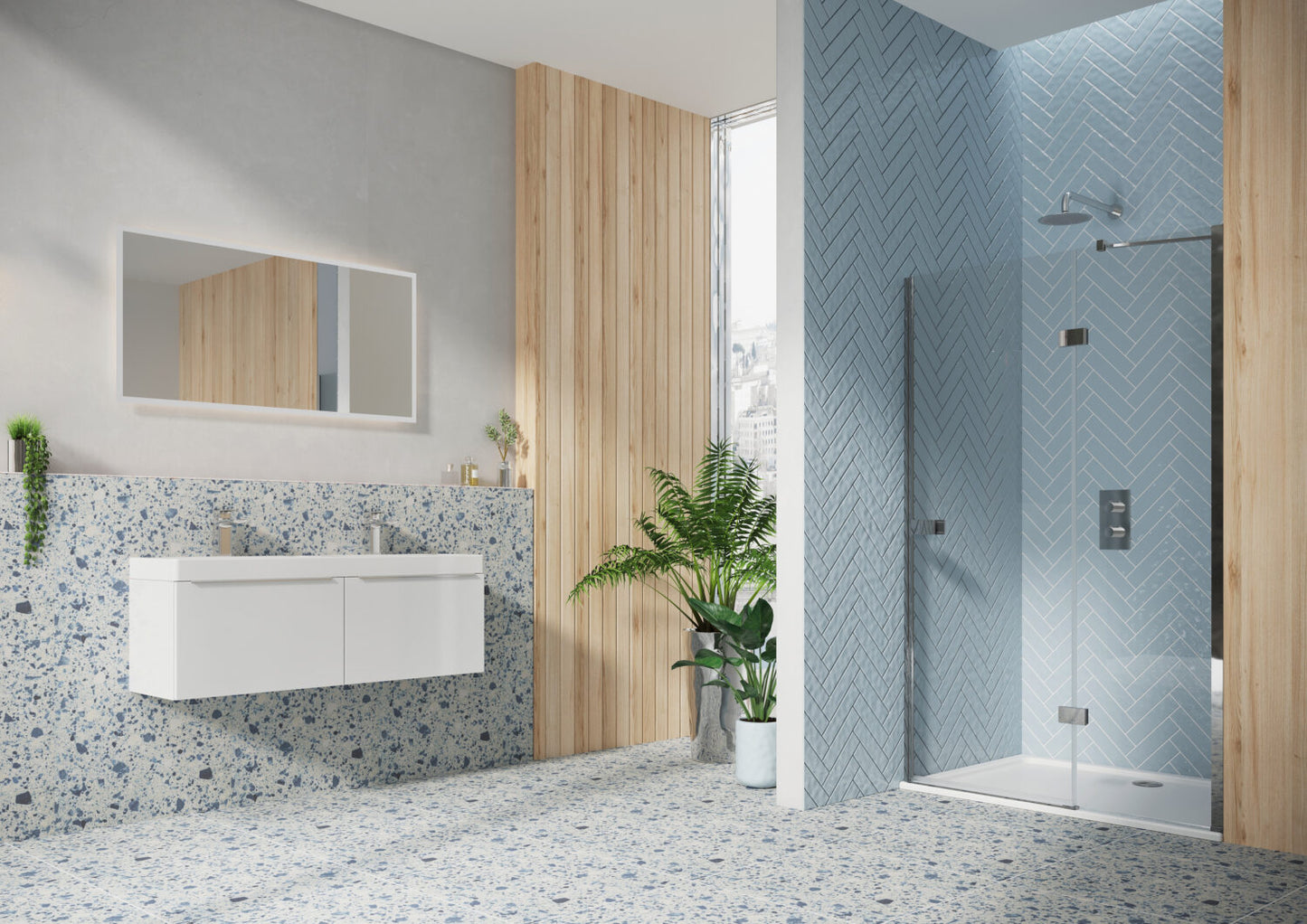 Athena Hinged Door 900