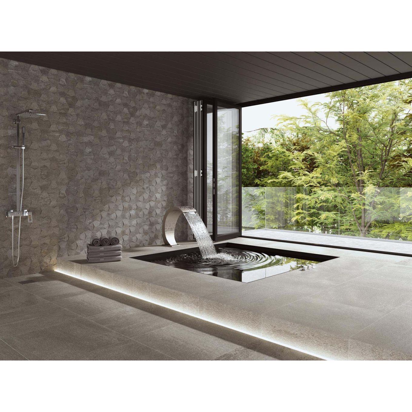 Jupiter Gris Porcelain Tile 450x900mm