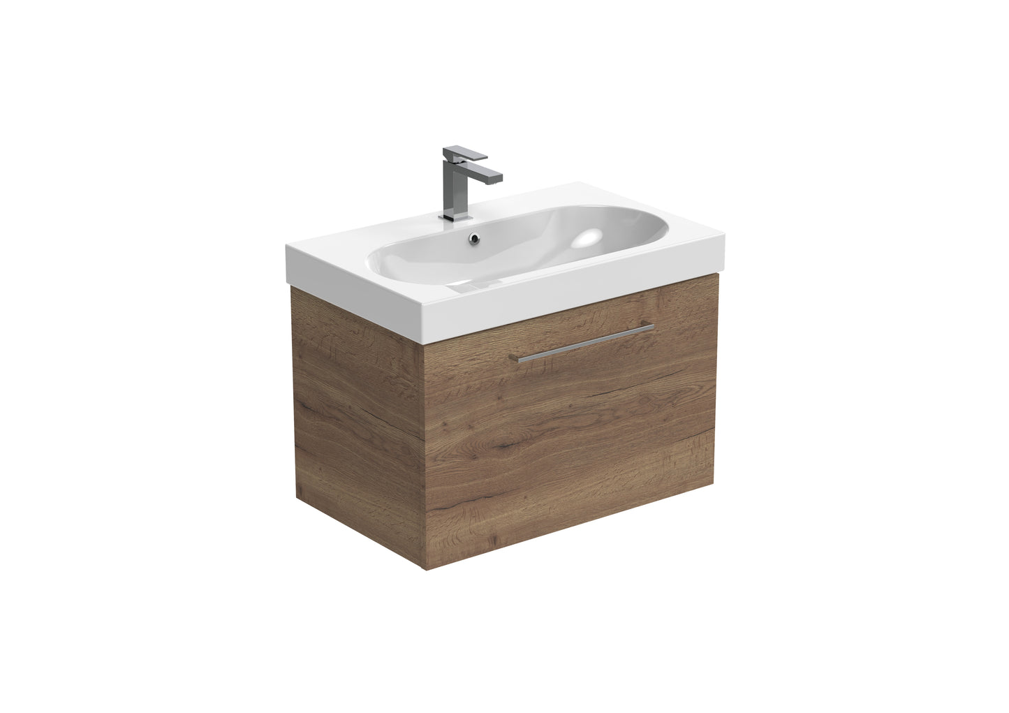 AUSTEN 72cm 1 drawer wall mounted unit