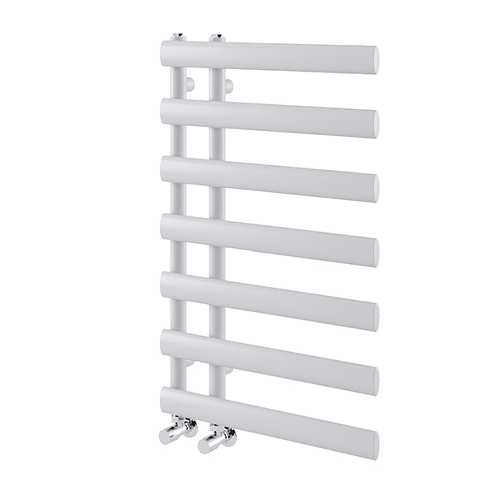 Dunwell White Heated Towel Rail 780x500mm