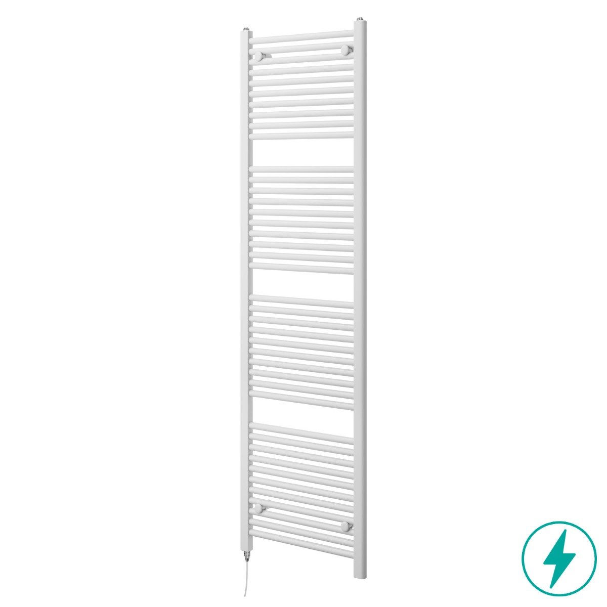 Neptune White Electric Heated Towel Rail 1800x500mm