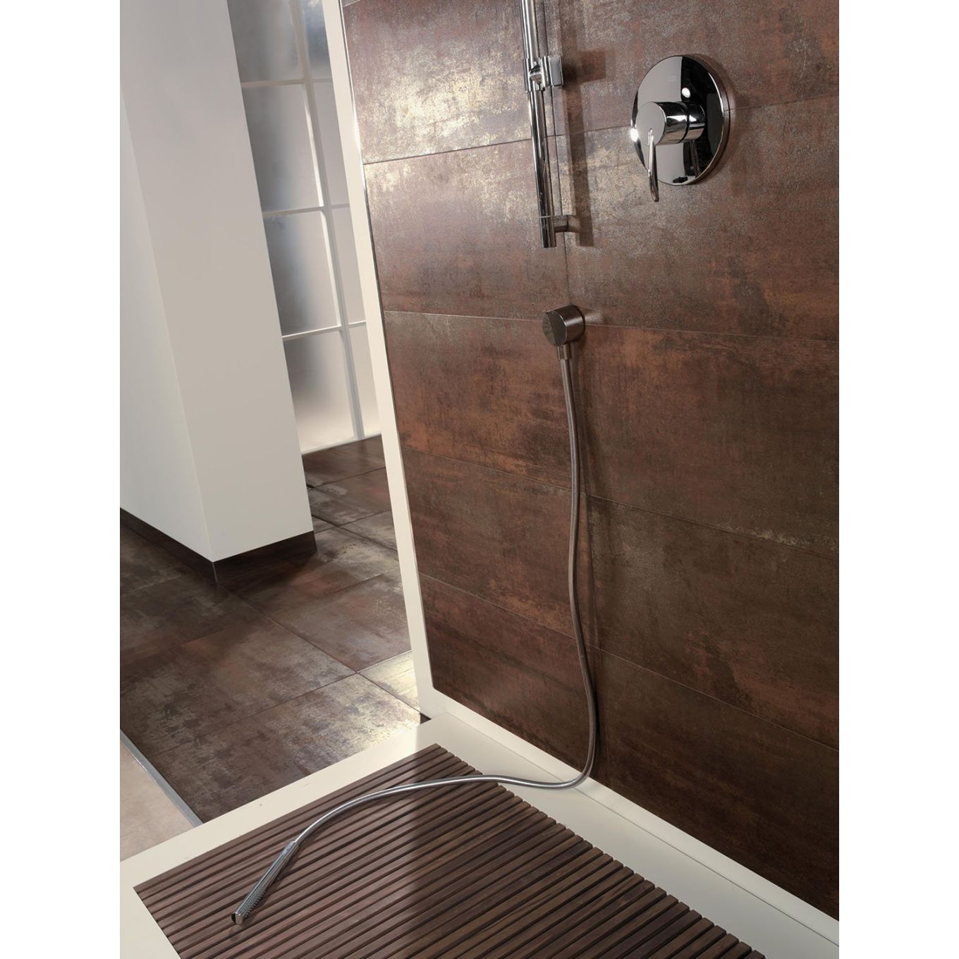 Corten Steel Matt Porcelain Tile 300x600mm