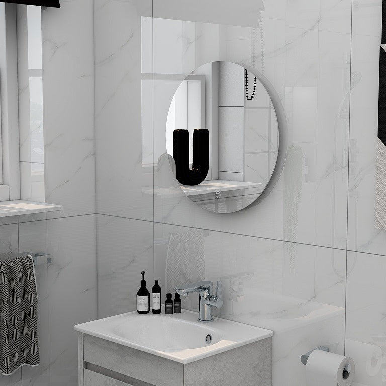 Alma 480mm Round Illuminated Mirror with Demista