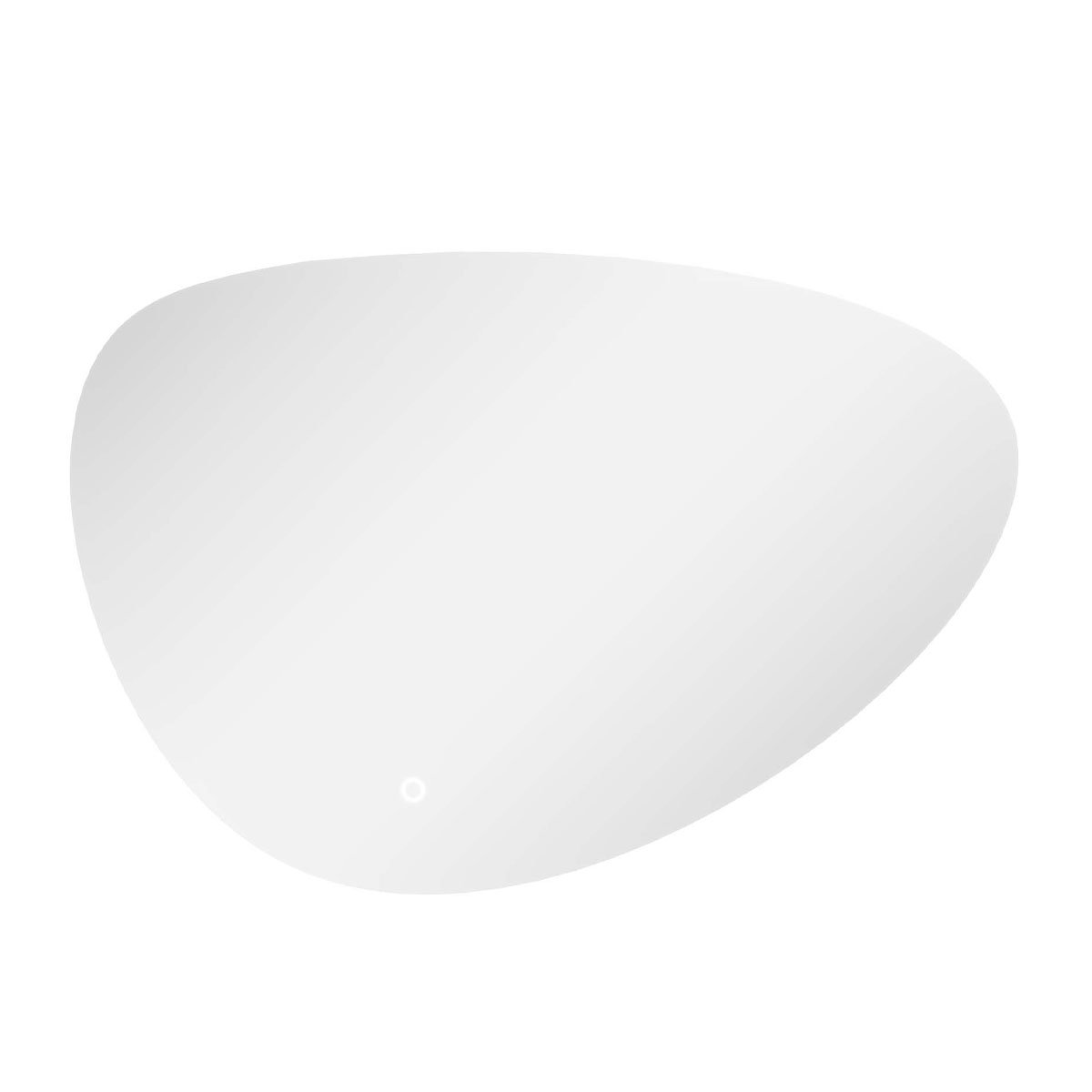 Ivy Backlit LED Illuminated Pebble Mirror 800x550mm