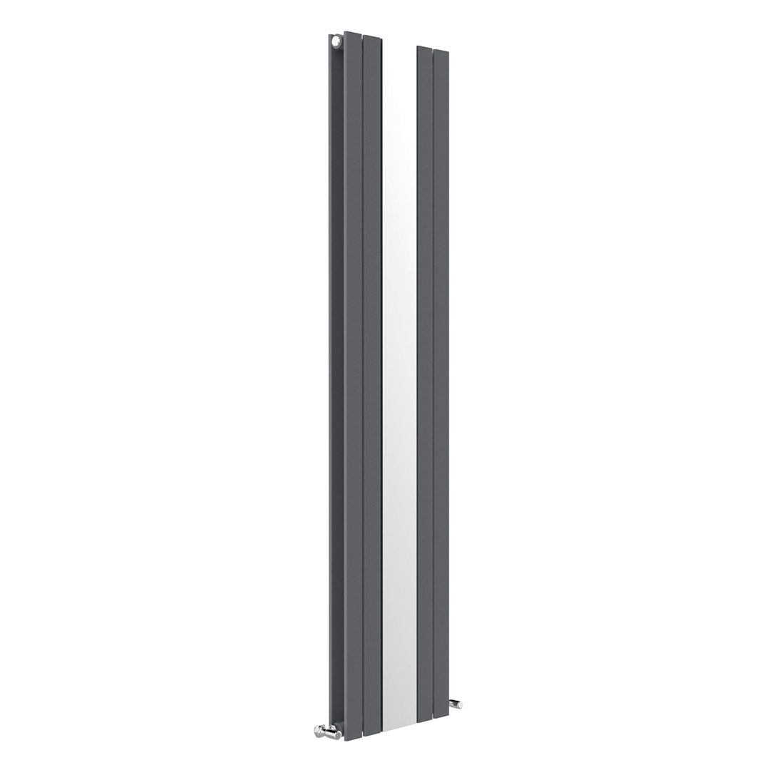 Elegant Haven Appin 380 X 1800 Anthracite Designer Radiator