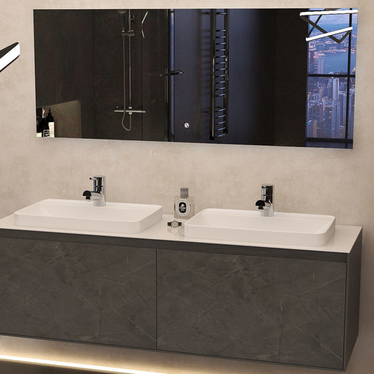 Arco 1500 Illuminated Mirror with Demista