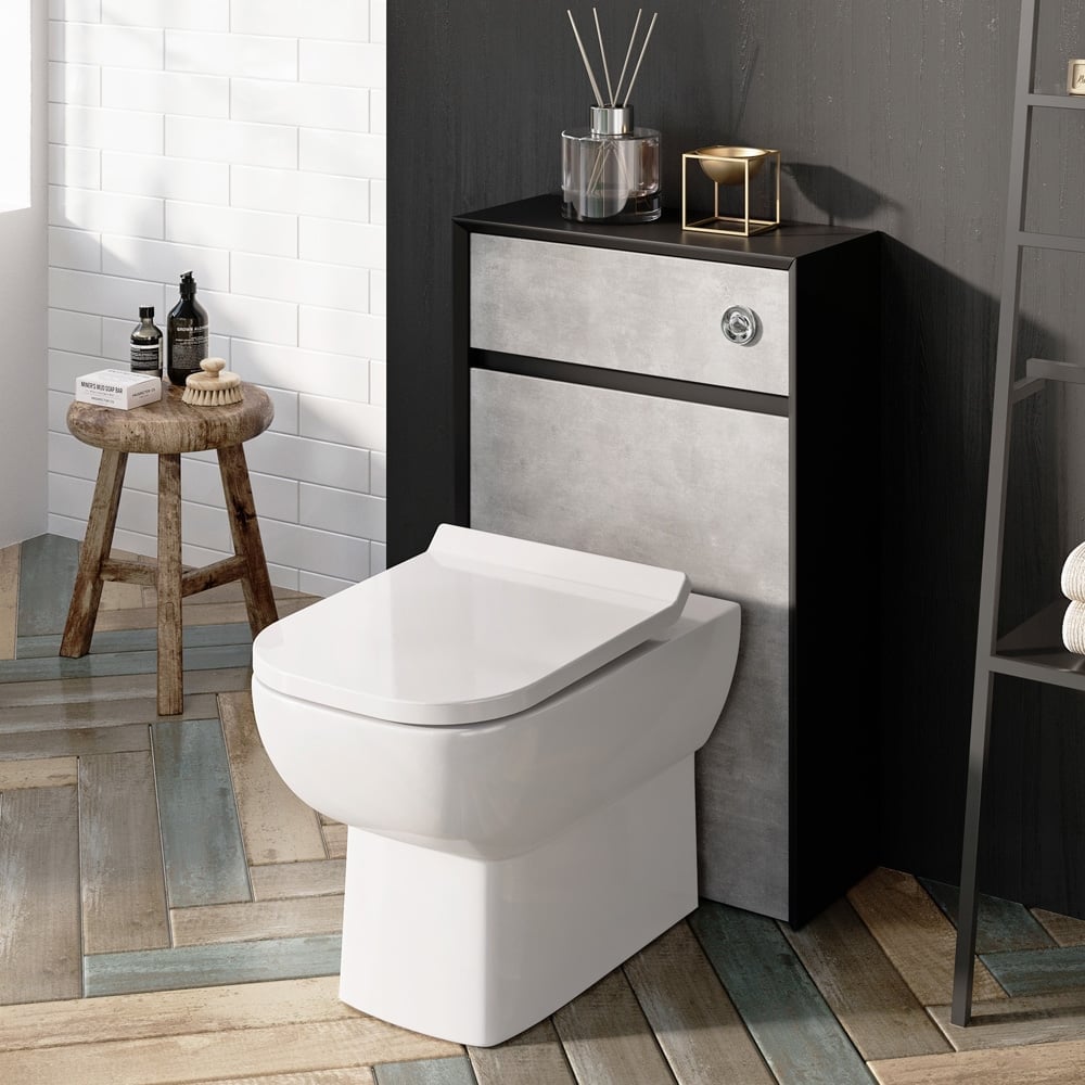 Alfrick Back To Wall Toilet with Soft Close Slim Seat