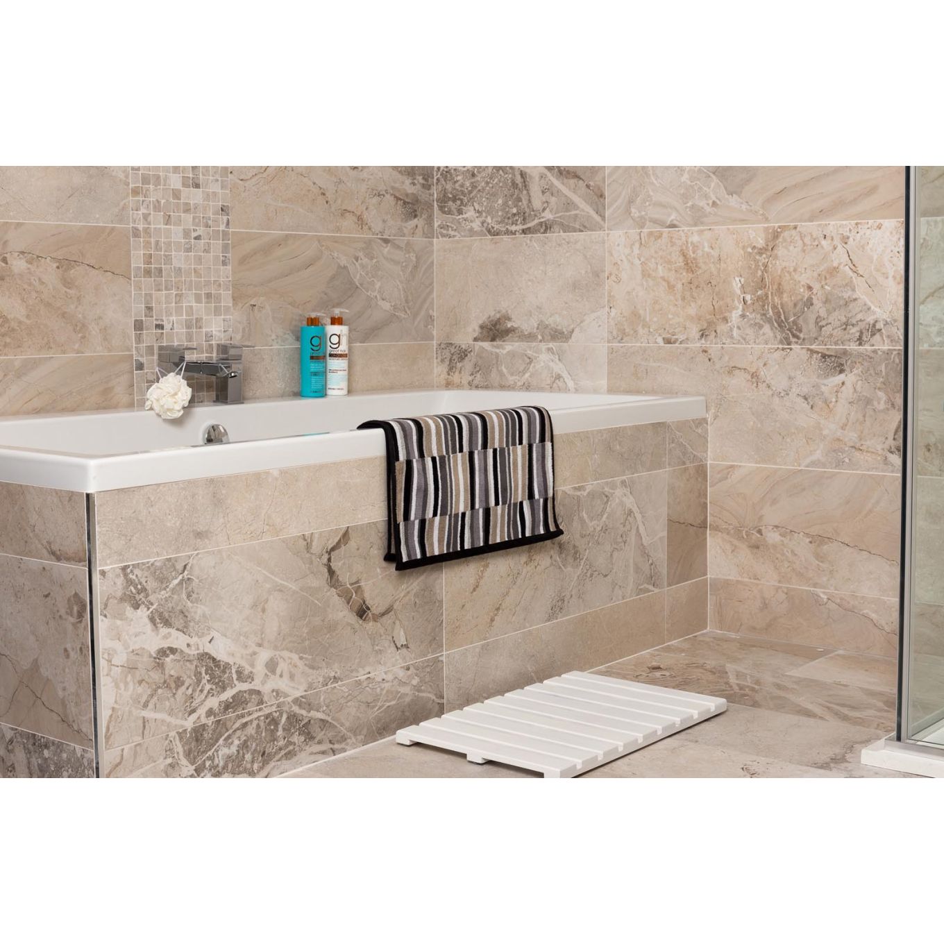 Finesse Marfil Rectified Polished Porcelain Tile 290x840mm