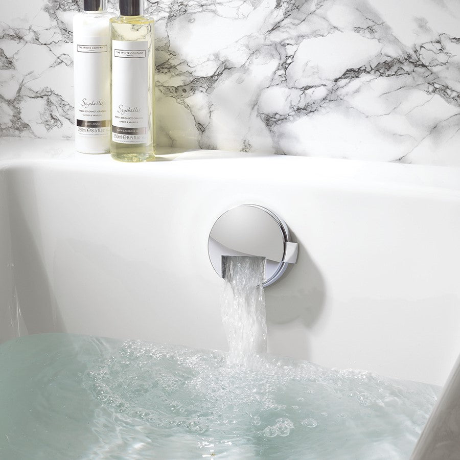 Bath filler with pop-up-waste
