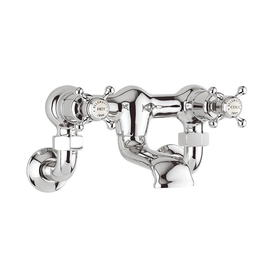 Belgravia Crosshead Bath Filler with Wall Unions