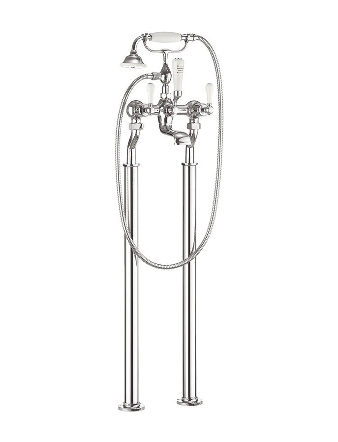 Belgravia Lever Bath Shower Mixer with Kit & Legs