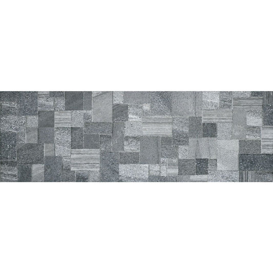 Gabriel Anthracite Mosaic Ceramic Tile 250x750mm