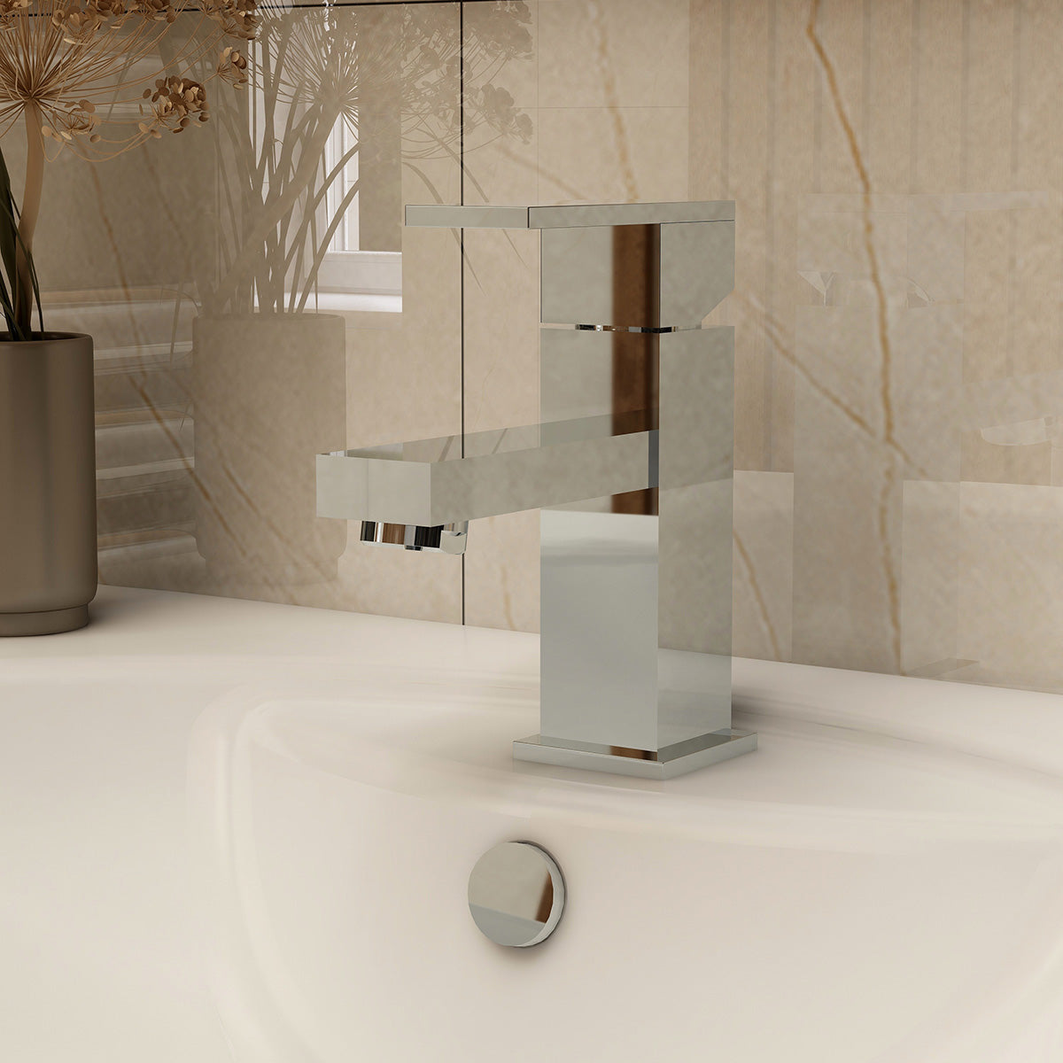 bloque small single lever basin mixer