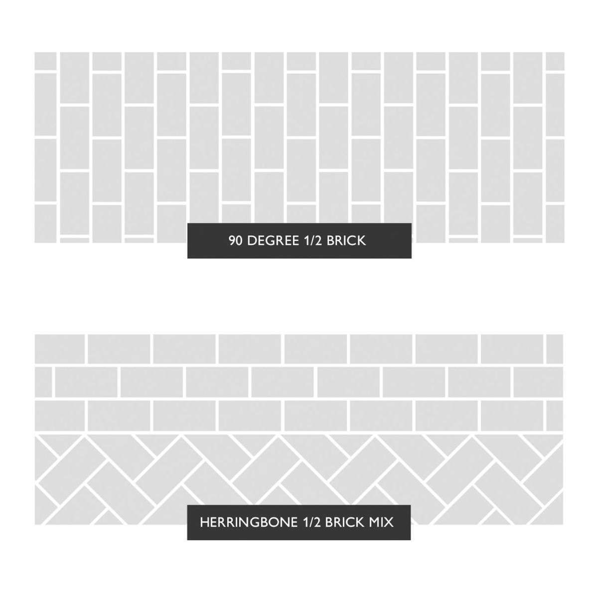 Metro Calcata Gris Ceramic Brick Tile 100x200mm