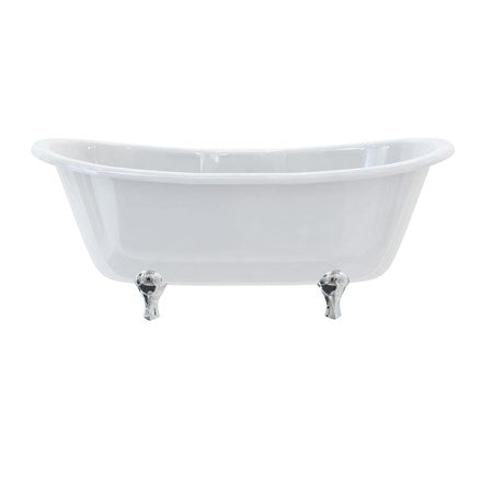 Bateau Double Ended Bath with Luxury Feet
