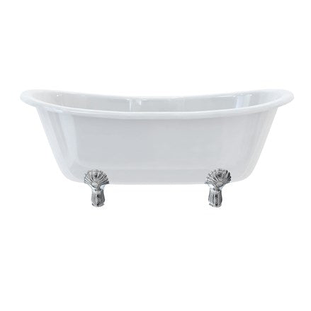 Bateau Double Ended Bath with Luxury Feet