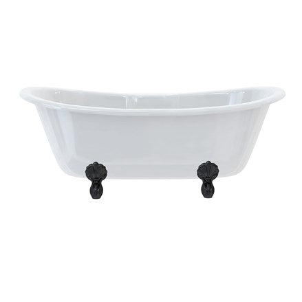 Bateau Double Ended Bath with Luxury Feet