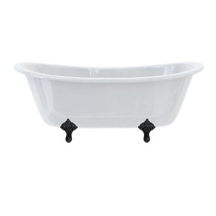 Bateau Double Ended Bath with Standard Feet