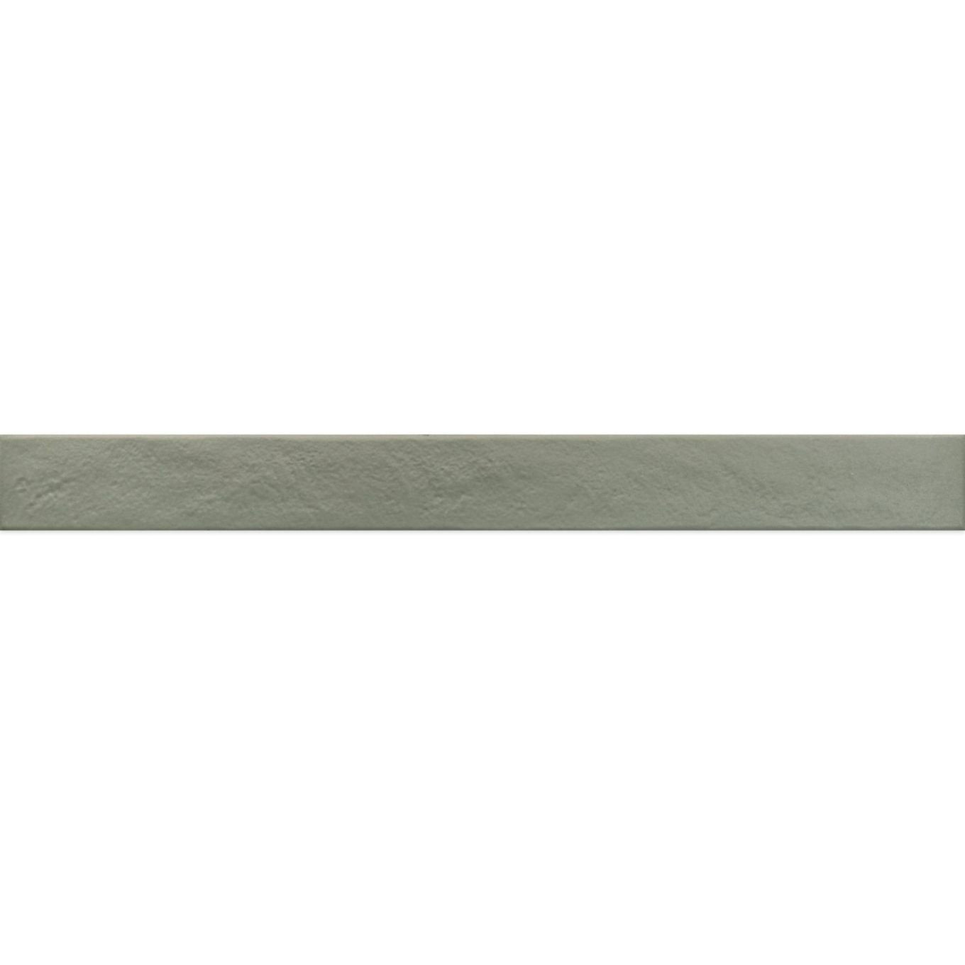 Nadia Olive Matt Porcelain Brick Tile 500x50mm