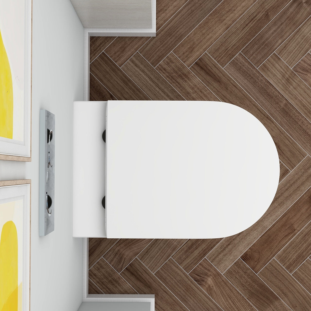 Seat fixing in matt black