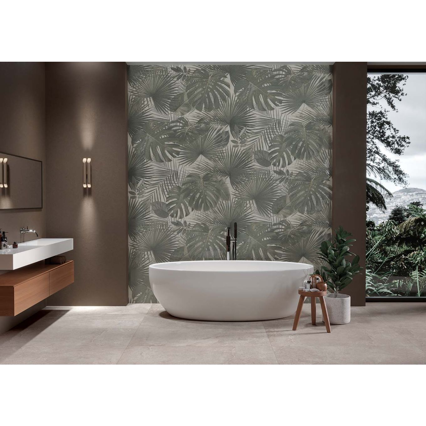 Bonito Jungle Matt Porcelain Tile 1200x600mm