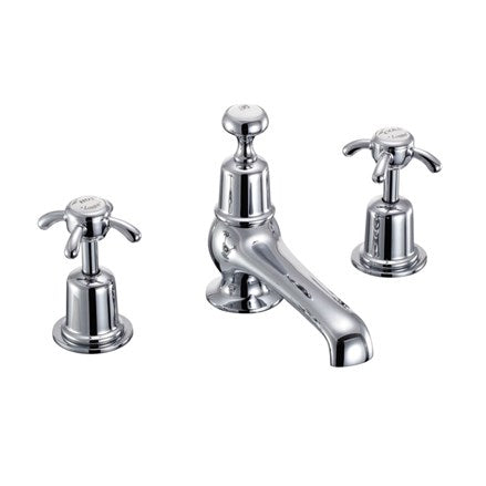 Anglesey 3 Tap Hole Thermostatic Mixer with Pop-up Waste