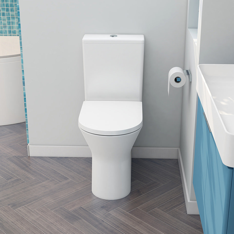 Blade Rimless Comfort Height Closed Back Close Coupled Pan & cistern (pan height 450mm)