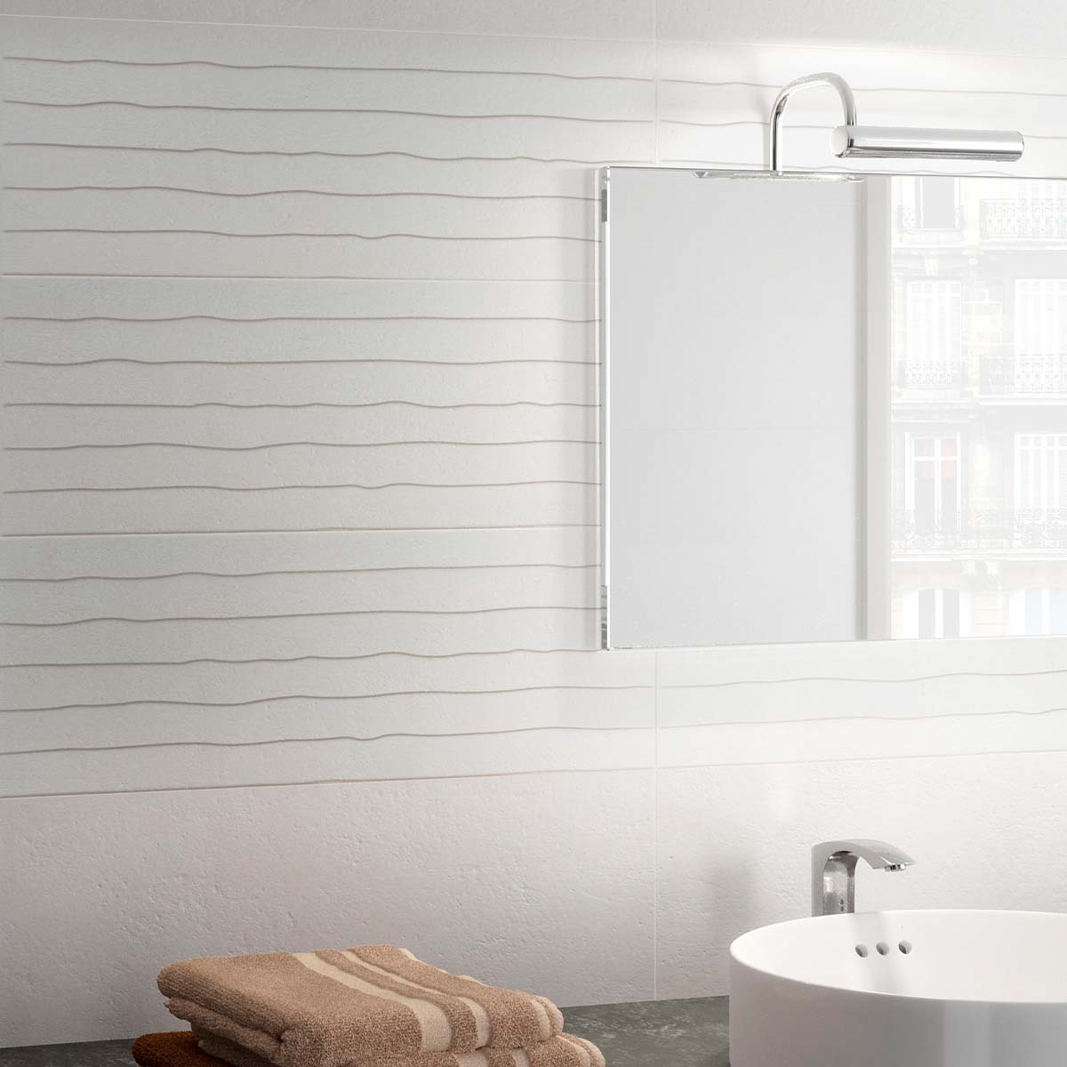 Moonlight Blind Blanco Ceramic Tile 250x750mm