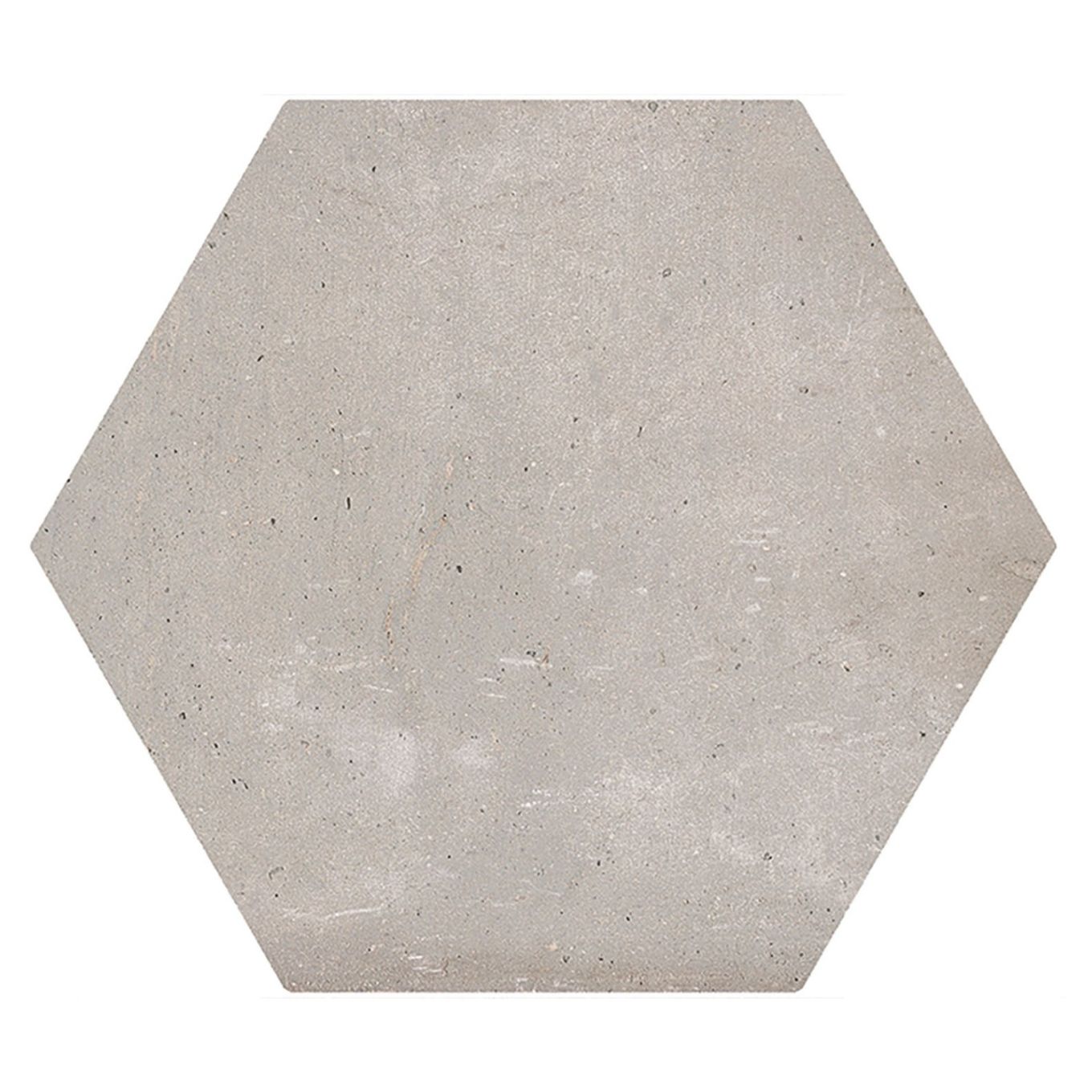 Terraza Grey Terracotta Matt Porcelain Hexagon Tile 240x200mm
