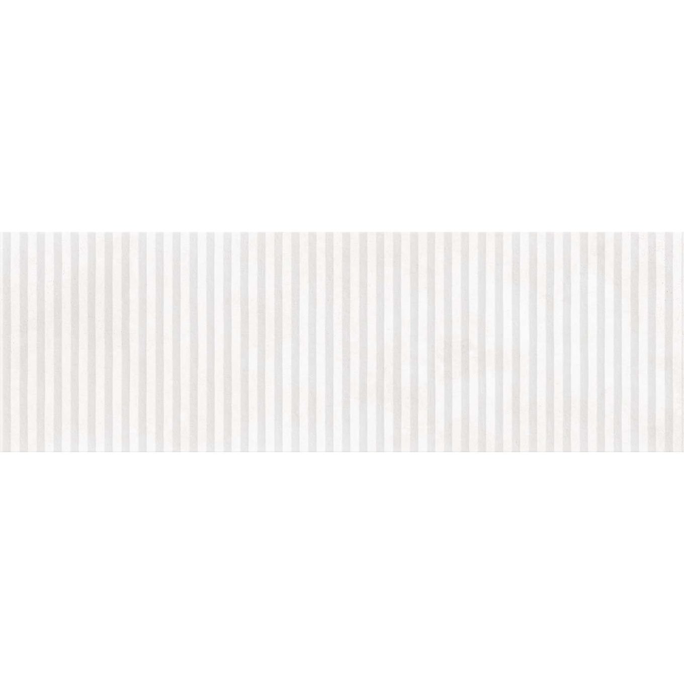 Marrakesh White Decor Matt Ceramic Tile 315x1000mm