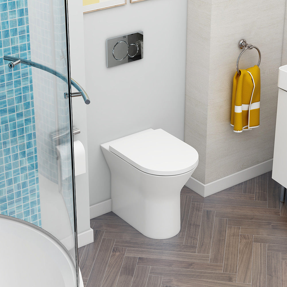 Blade Rimless Comfort Height Back to Wall Pan