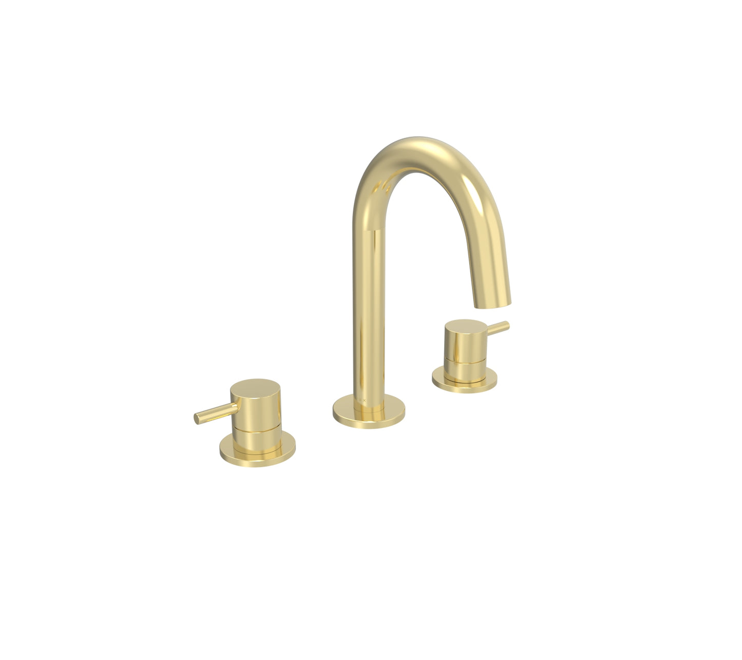 COS 3 piece deck mounted basin mixer
