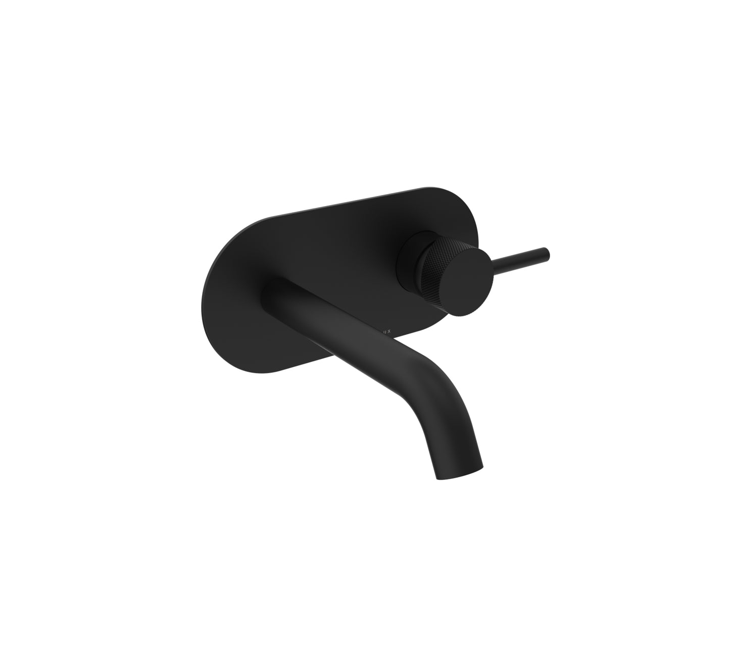 COS wall mounted basin mixer with knurled handle