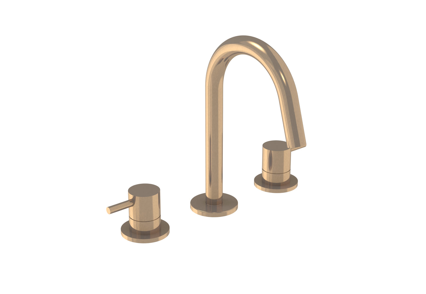 COS 3 Tap Hole Deck mounted Basin Mixer KIT - w/ Classic handle