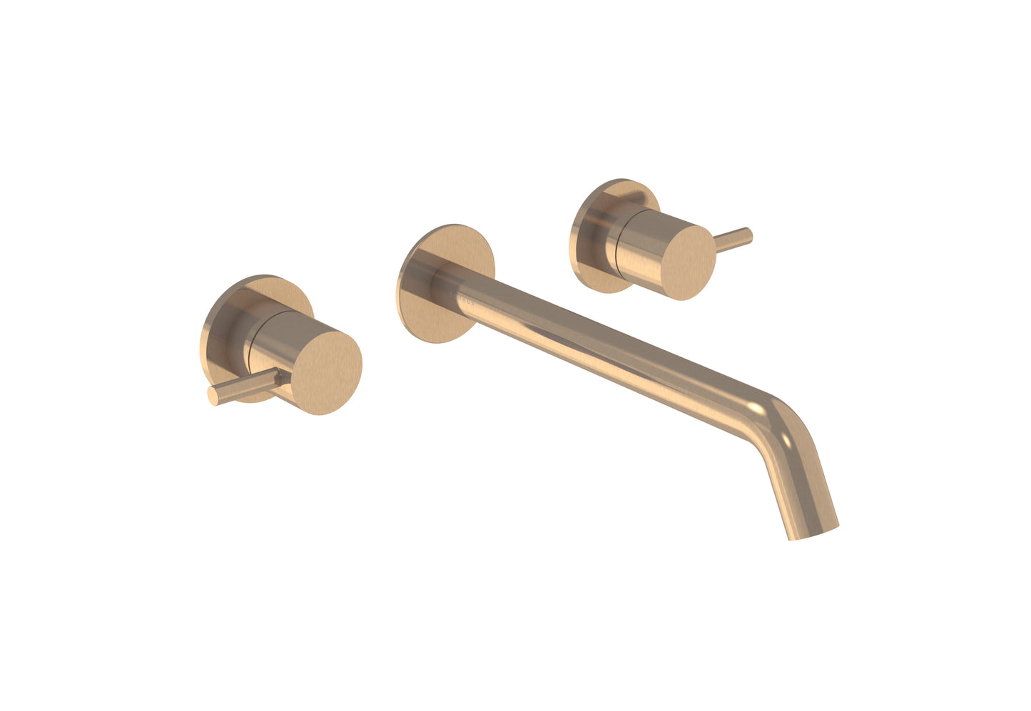 COS 3 Tap Hole Wall mounted Basin Mixer KIT - w/ Long spout (220mm) w/ Classic handle