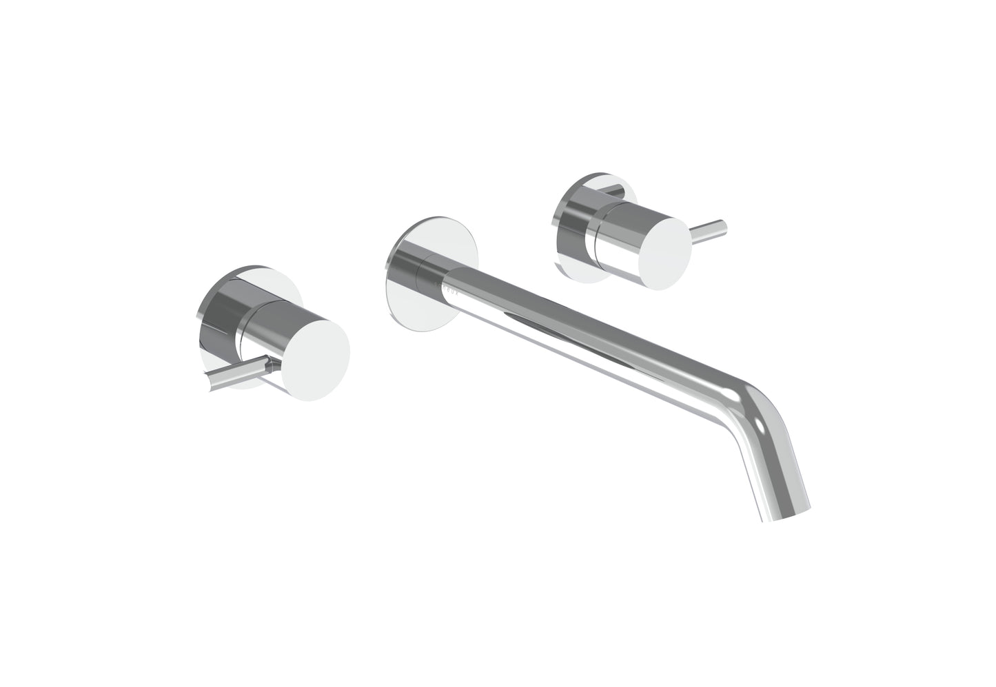 COS 3 Tap Hole Wall mounted Basin Mixer KIT - w/ Long spout (220mm) w/ Classic handle